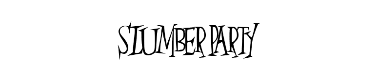 SlumberParty font preview