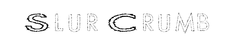 Slur Crumb font preview