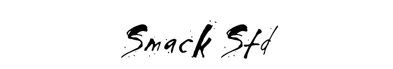 Smack Std font preview