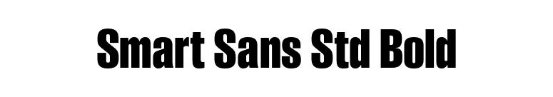 Smart Sans Std Bold font preview