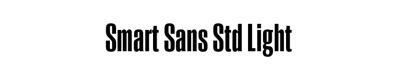 Smart Sans Std Light font preview