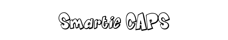 Smartie CAPS font preview