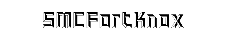 SMCFortKnox font preview