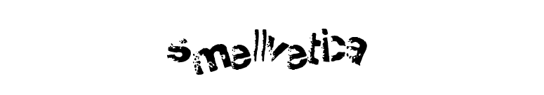 Smellvetica font preview