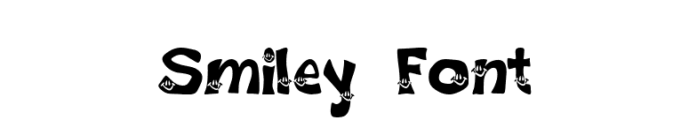 Smiley Font font preview