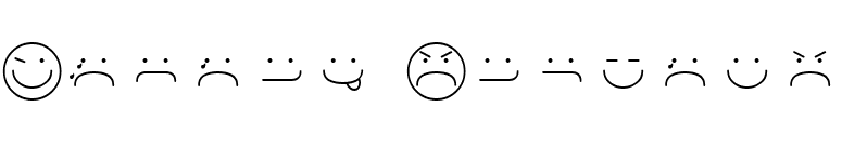 Smiley Regular font preview