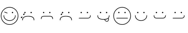 SmileyFace font preview