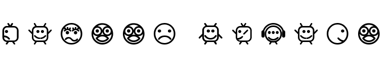 Smilly Normal font preview