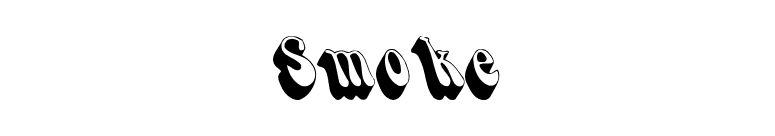 Smoke font preview