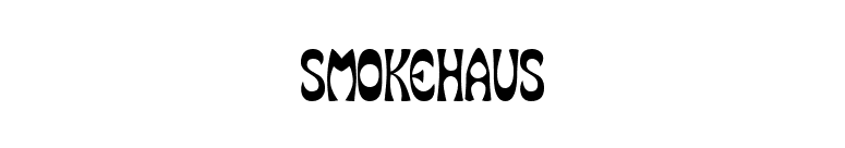 SmokeHaus font preview