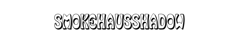 SmokeHausShadow font preview