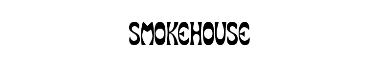 SmokeHouse font preview