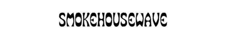 SmokeHouseWave font preview