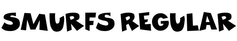 Smurfs Regular font preview