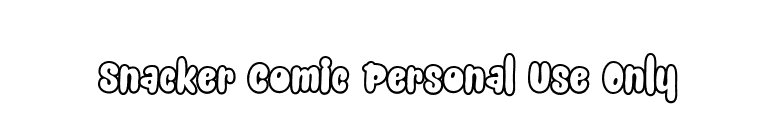 Snacker Comic Personal Use Only font preview