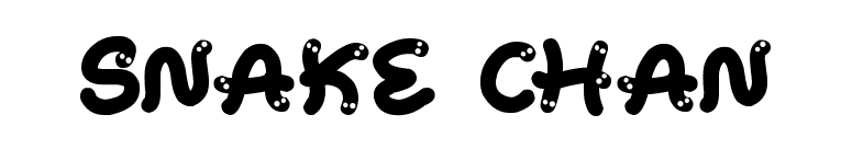Snake Chan
 font preview
