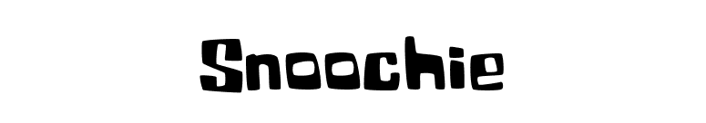 Snoochie font preview