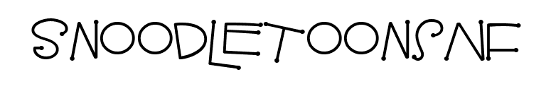 SnoodleToonsNF font preview