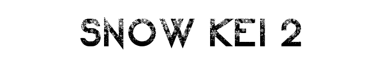 Snow Kei 2 font preview