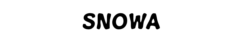 Snowa font preview