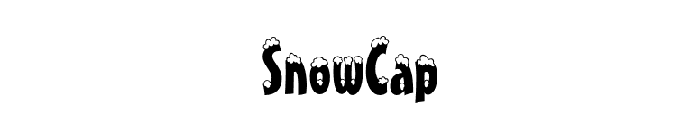 SnowCap font preview
