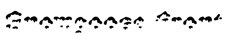 Snowgoose Front font preview