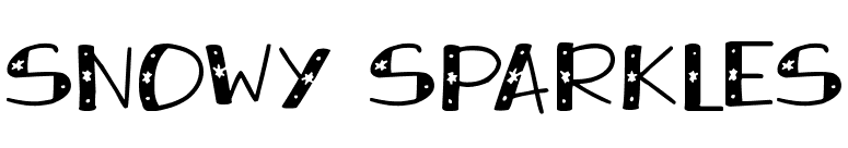 Snowy Sparkles
 font preview