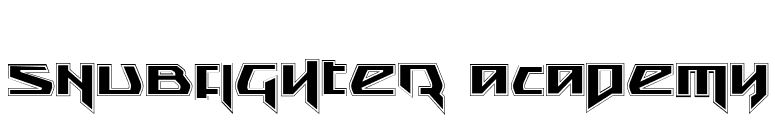 Snubfighter Academy font preview