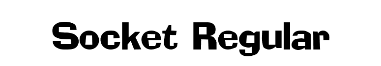 Socket Regular font preview