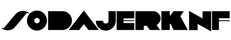 SodaJerkNF font preview