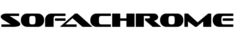 Sofachrome font preview