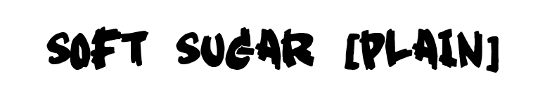 Soft Sugar [plain] font preview