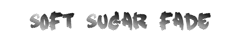 Soft Sugar fade font preview