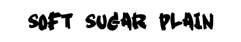 Soft Sugar plain font preview