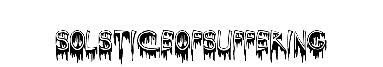 SolsticeOfSuffering font preview