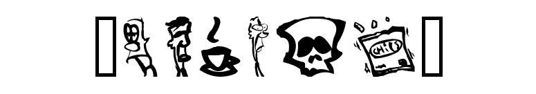 Somepics font preview