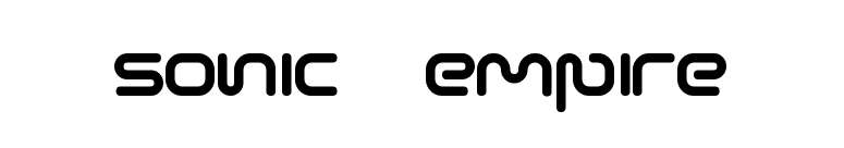Sonic Empire font preview