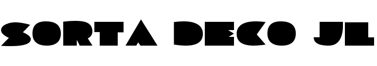 Sorta Deco JL font preview