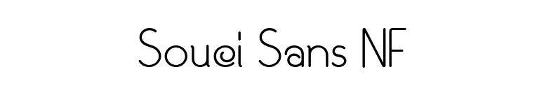 Souci Sans NF font preview