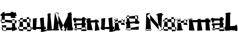 SoulManure NormaL font preview