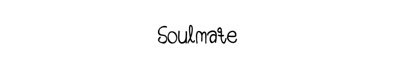 Soulmate font preview