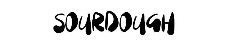 Sourdough
 font preview