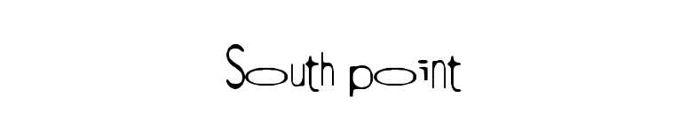 South point font preview