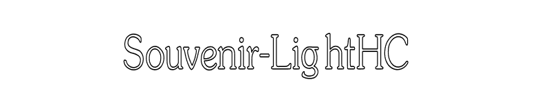 Souvenir-LightHC font preview