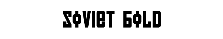 Soviet Bold font preview