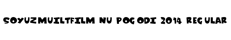 Soyuzmuiltfilm Nu Pogodi 2014 Regular font preview