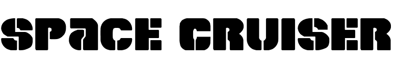 Space Cruiser font preview