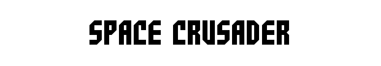 Space Crusader
 font preview