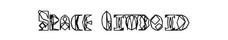Space Gimboid font preview