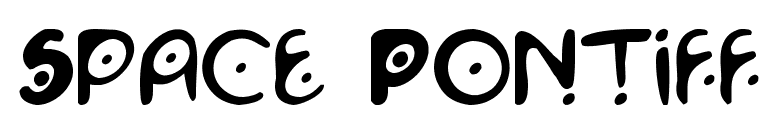 Space Pontiff font preview